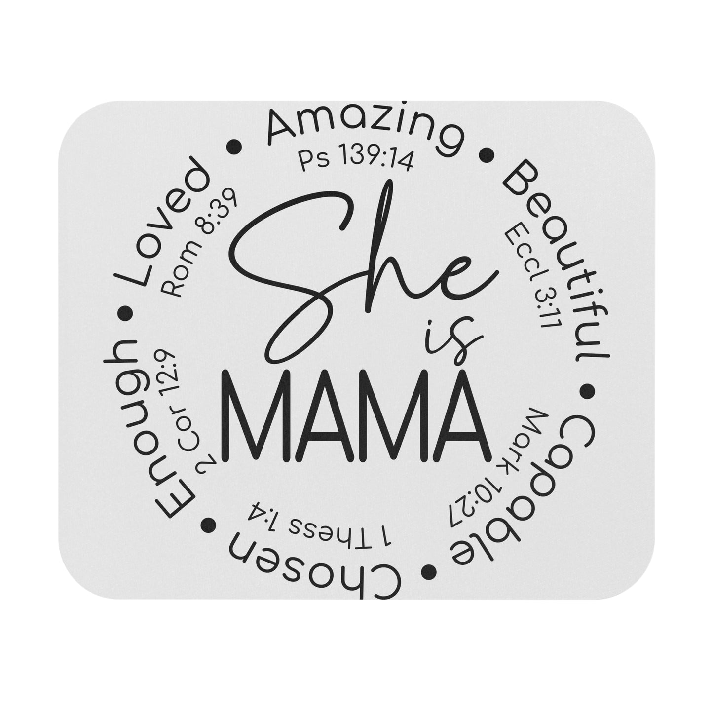Inspirational Mama Mouse Pad - Perfect Gift for Moms